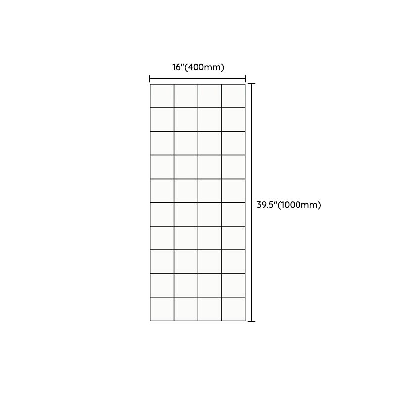 Lisslune | PVC Peel and Stick Wall Tile Modern Simple Peel and Stick Wall Tile