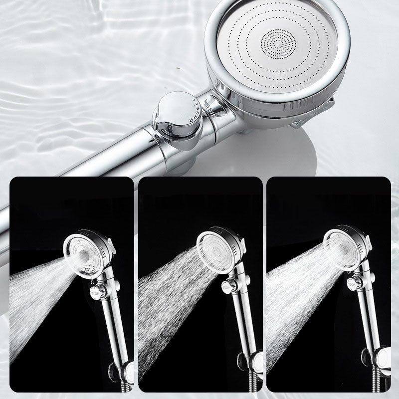 Lisslune | Super high pressure shower head 3 spray adjustable water flow round shower head