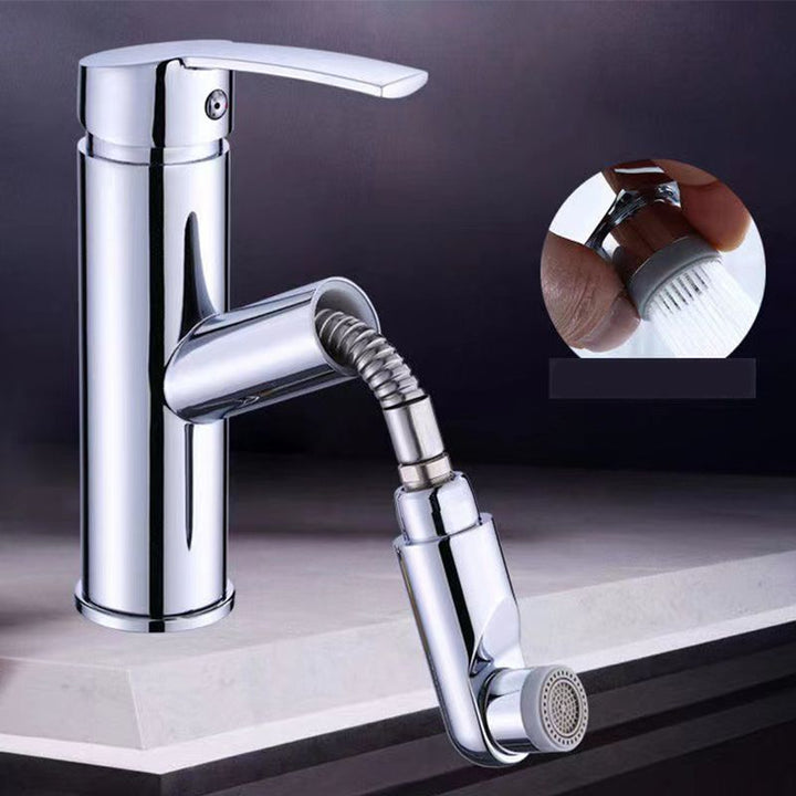 Lisslune | Contemporary Vessel Faucet Pull-Down Faucet with Single Handle