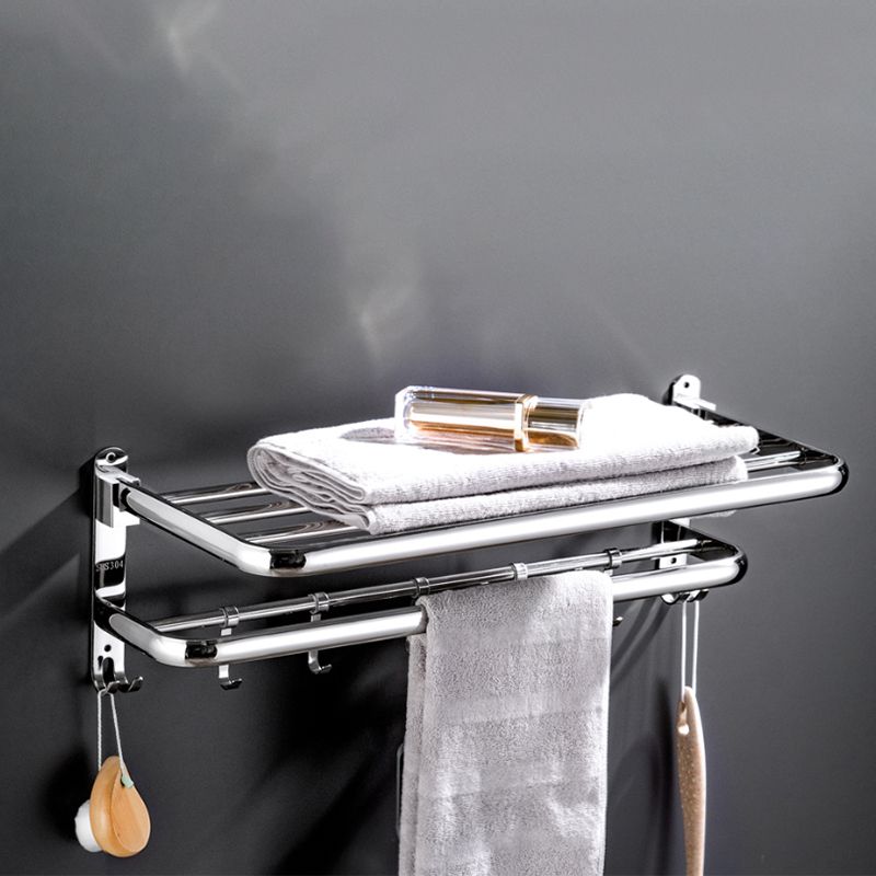 Lisslune | Modern Stainless Steel Towel Bar Bathroom Shelf Bathroom Accessories Set
