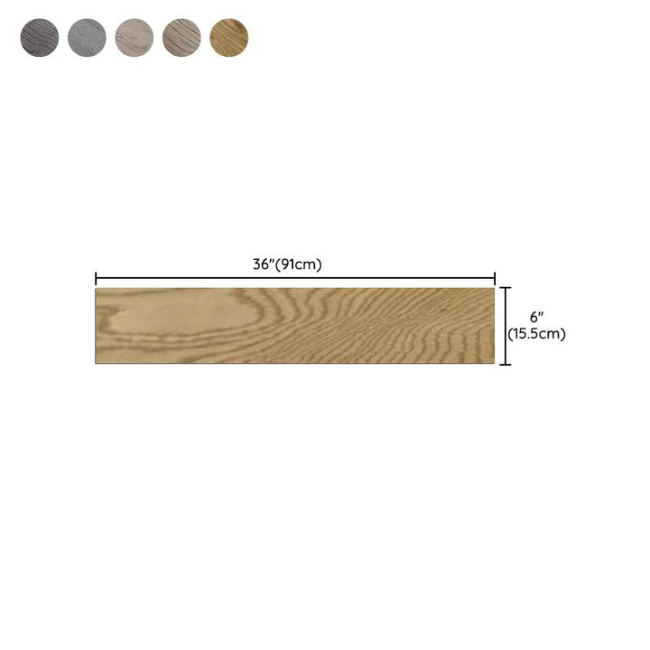 Lisslune | Tradition Wood Tile Wire Brushed Rectangle Oak Wood for Living Room