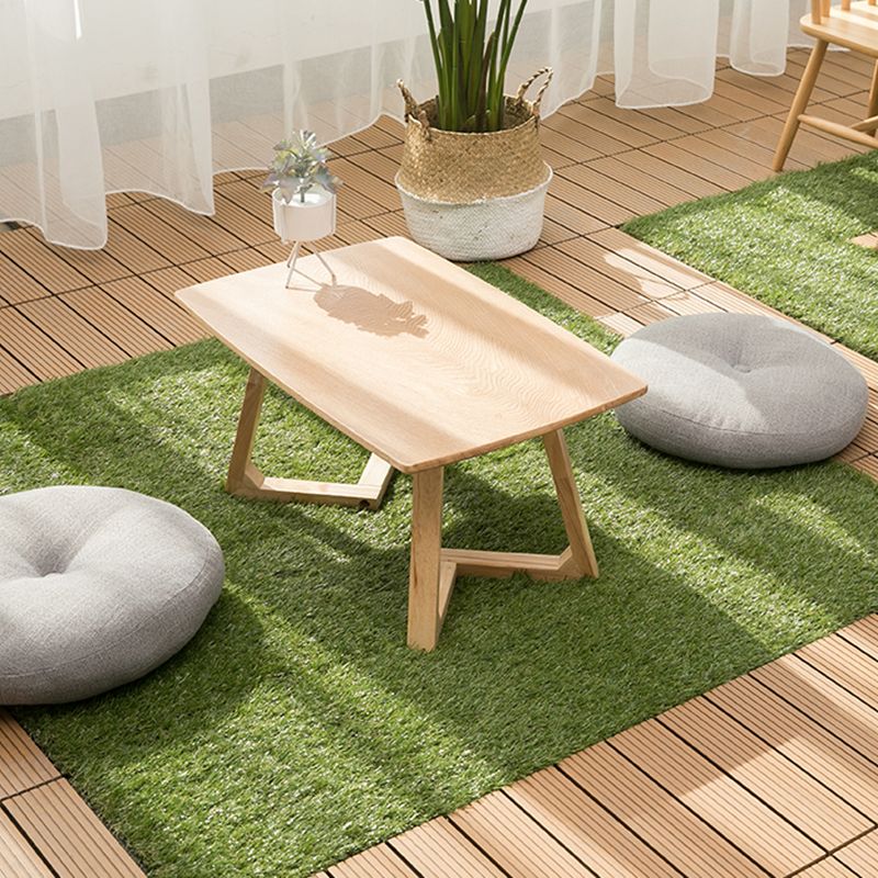 Lisslune | Composite Plank Tiles Striped Pattern Square Deck Flooring Outdoor Patio