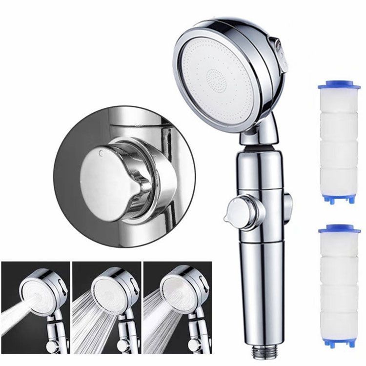 Lisslune | Modern Handheld Supercharged Showerhead Round 3 Setting Spray Head