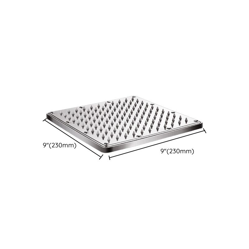 Lisslune | Contemporary Showerhead Combination Dual Showerhead Stainless Steel Wall-Mounted Showerhead