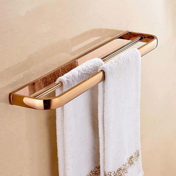 Lisslune | 5-piece Vintage Bathroom Accessory Set Brass Fittings Set