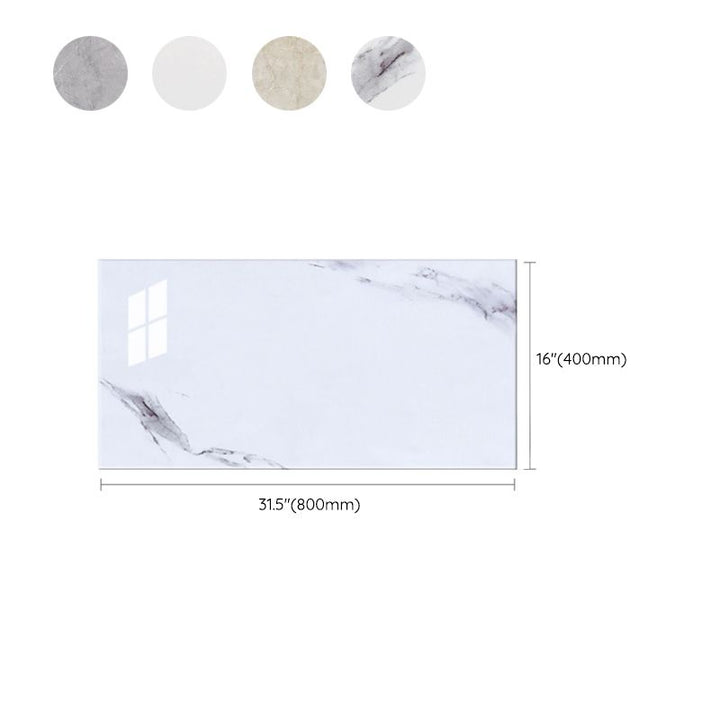 Lisslune | Field tile wallpaper plastic waterproof peel and stick back wall with rectangular shape
