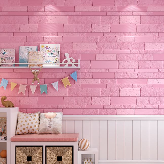 Lisslune | Industrial 3D Brick Wall Plank Bathroom Living Room Wall Panel Set of 10