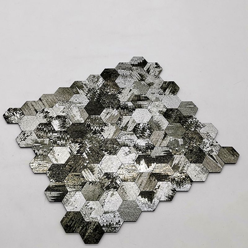 Lisslune | Water-repellent Peel & Stick Tile Hexagonal Mosaic for Splash Wall