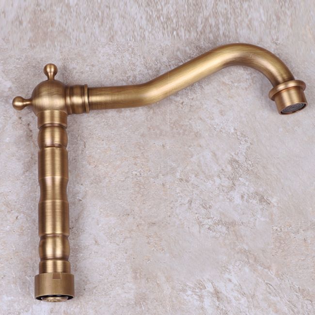 Lisslune | Vintage Bathtub Faucet Two Cross Handle Faucet Solid Copper Wall Mounted Faucet