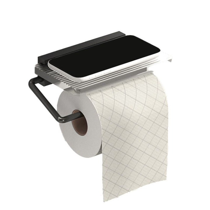 Lisslune | Modern Bathroom Accessory Set Shelf/Towel Holder & Bathrobe Hook included