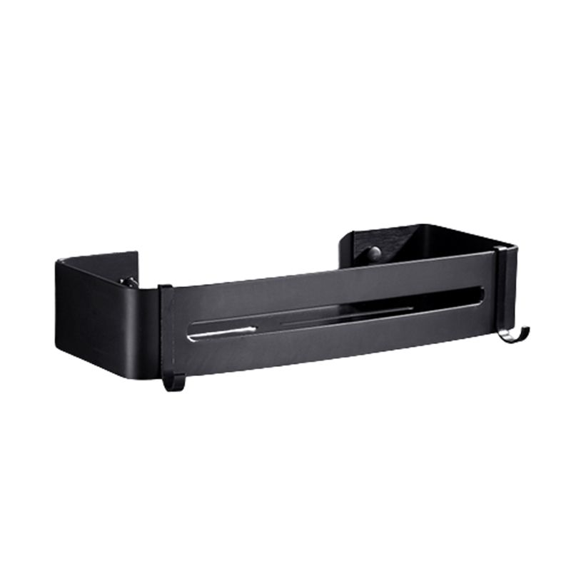Lisslune | Matt Black Modern Bathroom Accessory Set, Set of 3, Bathroom Shelf