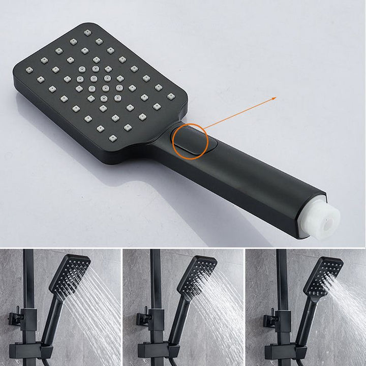 Lisslune | Modern Shower System Wall Mounted Stain Resistant Shower System with Hand Shower