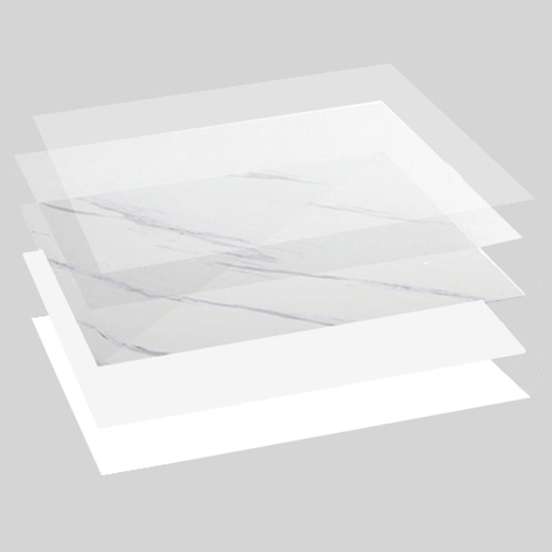Lisslune | Modern Peel & Stick Field Tiles Plastic Rectangular Grid 5-Pack Wallpaper for the Kitchen