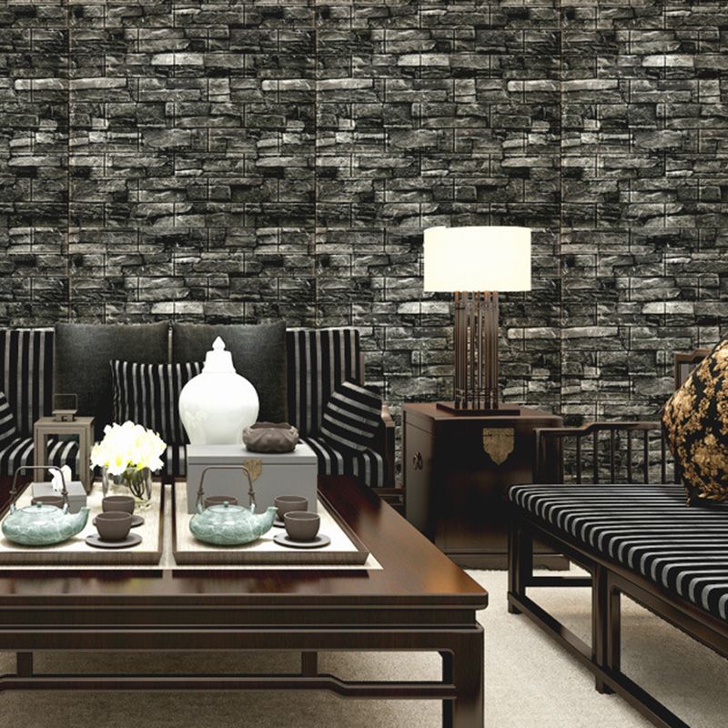 Lisslune | 3D embossing interior wall panel self-adhesive square wall panel