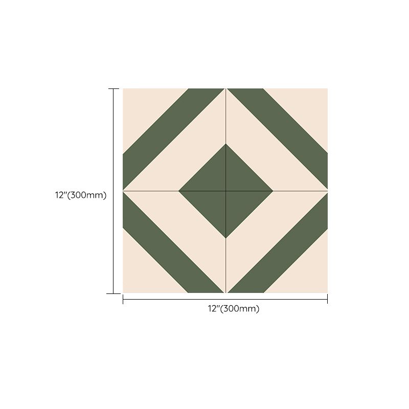Lisslune | PVC Peel and Stick Wall Tile Square Single Tile Wallpaper with Slip Resistance