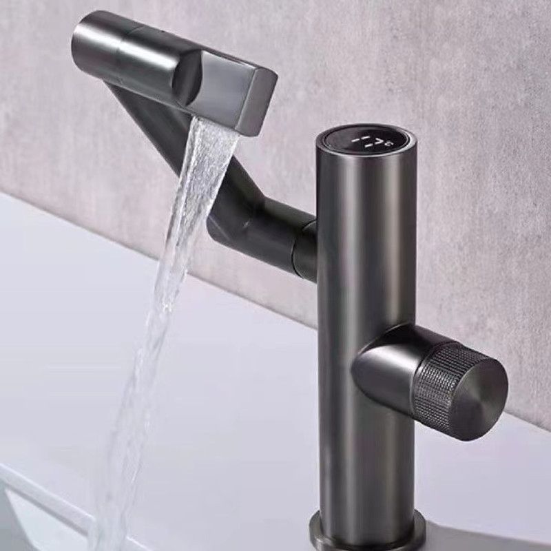 Lisslune | Modern Vessel Sink Faucet Copper 1-Handle Low Arc Vessel Faucet for the Bathroom