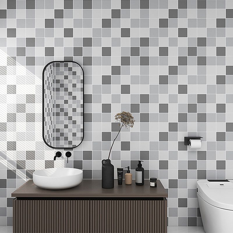 Lisslune | Modern Splash Protection Wallpaper Peel and Stick Mosaic Tile for Bathroom