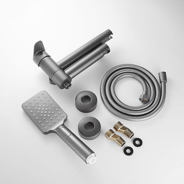 Lisslune | Wall-mounted metal bathtub faucet low arch single lever bathtub faucet trim