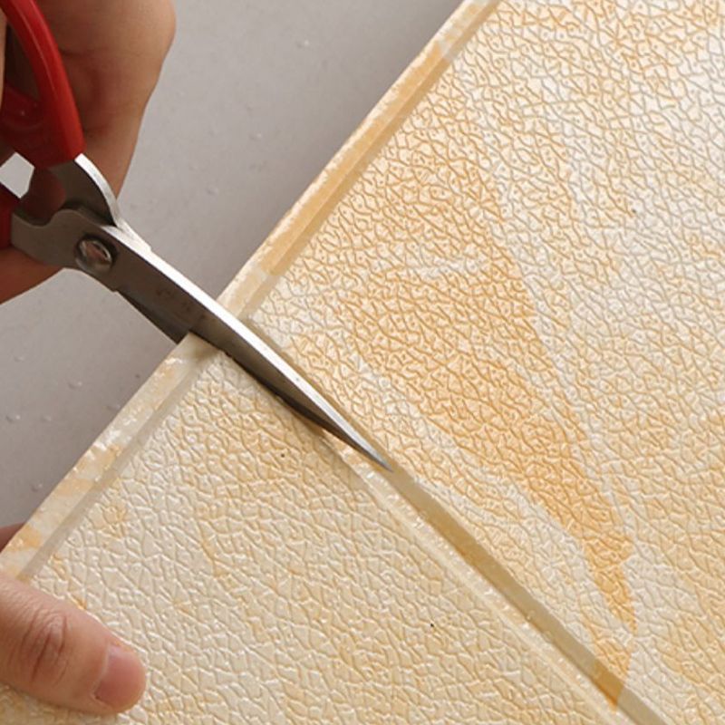 Lisslune | Glam Wall Covering Peel and Stick Texture Effect Design Square Wall Panel