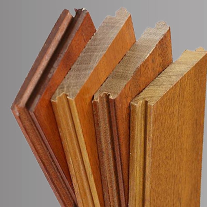 Lisslune | Traditional Wood Tiles Wire Brushed Parquet Click Lock Wood Floor Panels
