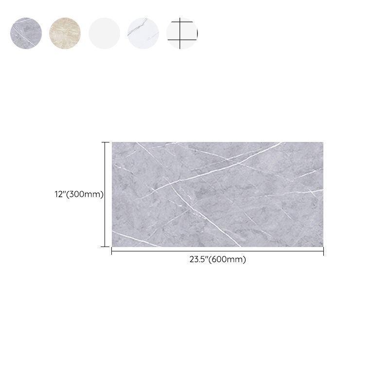 Lisslune | Rectangular Peel-and-Stick Wall Tile PVC Field Tile Wallpaper with Waterproof