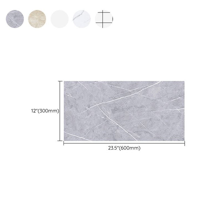 Lisslune | Rectangular Peel-and-Stick Wall Tile PVC Field Tile Wallpaper with Waterproof