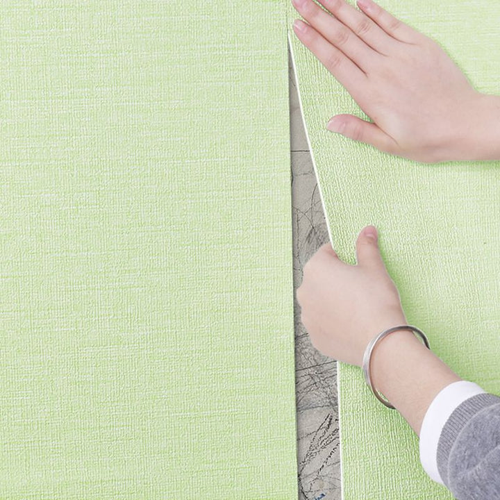 Lisslune | PVC wall panel for peeling and sticking Matte texture Dustproof wall cladding for the living room