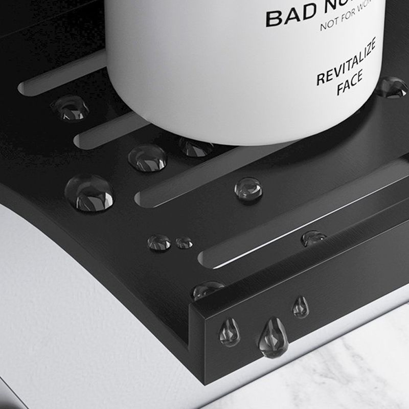 Lisslune | 2-piece modern bathroom hardware set bathroom shelf made of aluminum