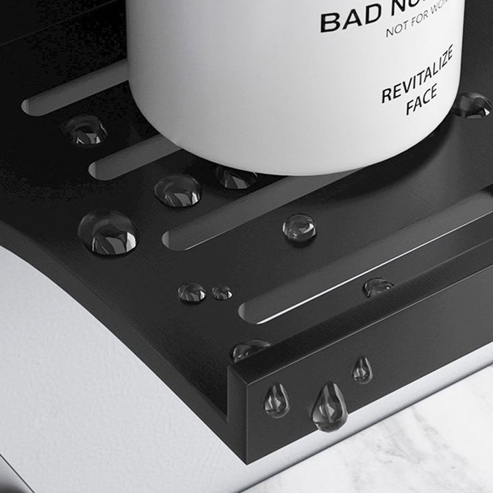 Lisslune | 2-piece modern bathroom hardware set bathroom shelf made of aluminum