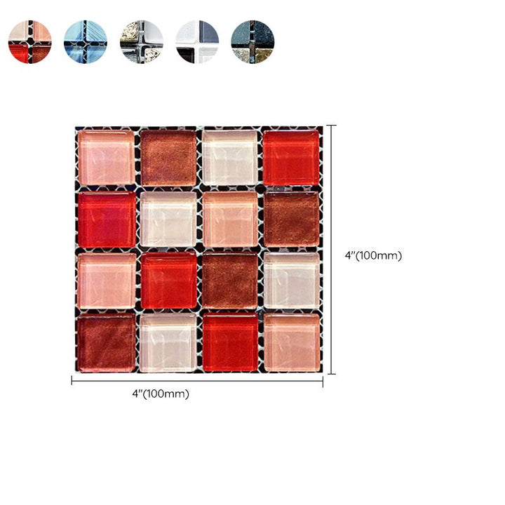 Lisslune | Mosaic tile for stripping and gluing tile mirror kitchen removable wall tile
