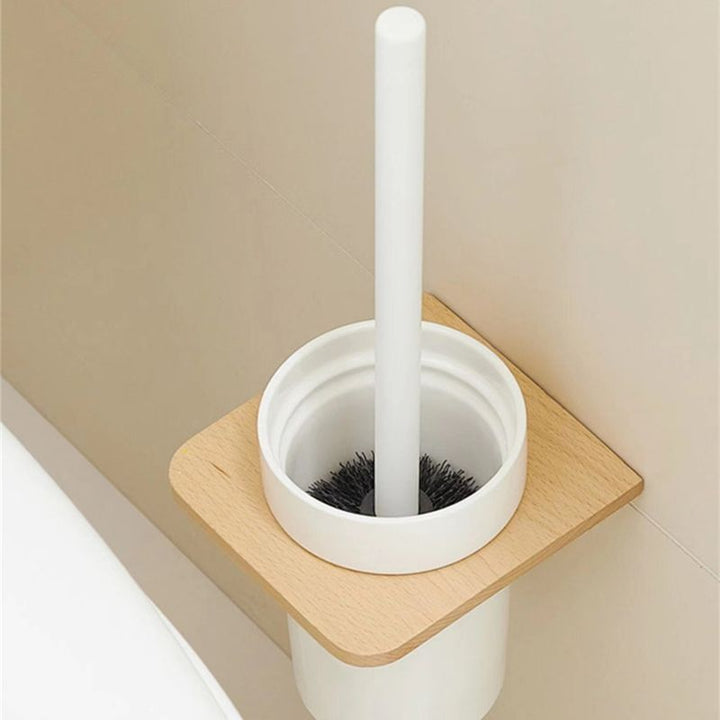 Lisslune | White Bathroom Set Solid Wood & Aluminium Bathroom Accessories individually or as a set