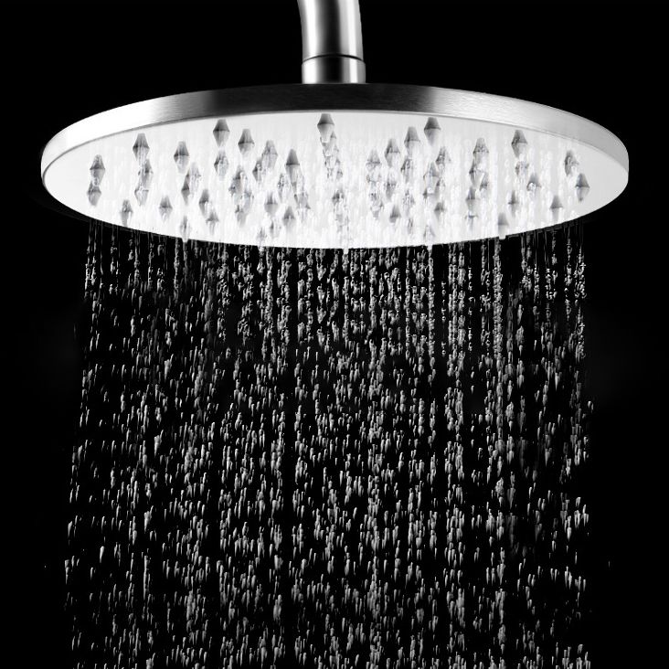 Lisslune | Stainless Steel Fixed Shower Head in Silver H2Okinetic Technology Shower Head