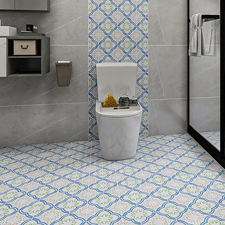 Lisslune | Vinyl flooring Peel and Stick floral pattern wall and floor vinyl