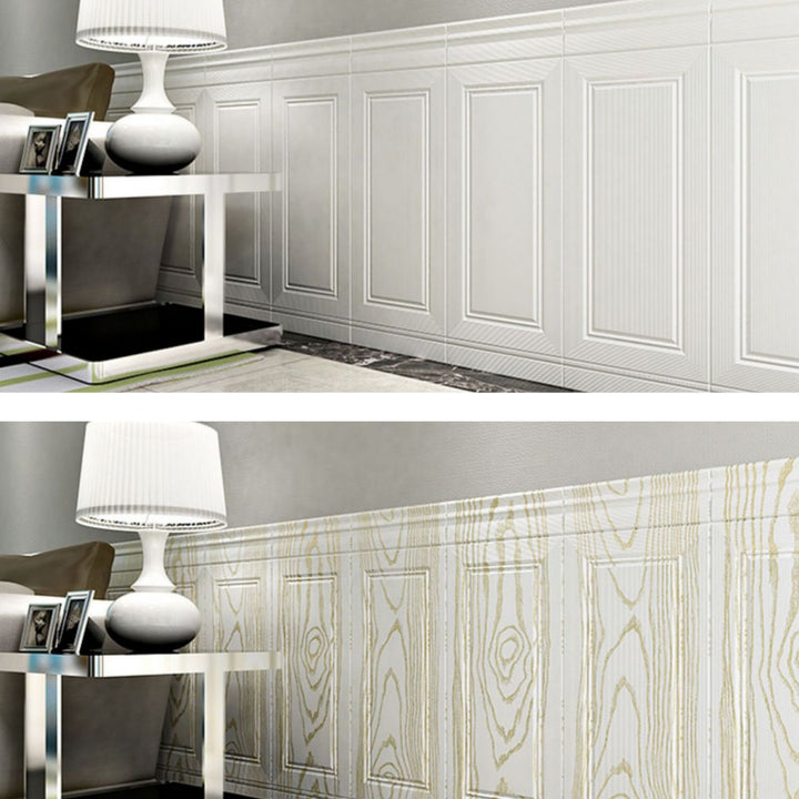 Lisslune | Glam waterproof wall base solid color peel and stick indoor wall panel