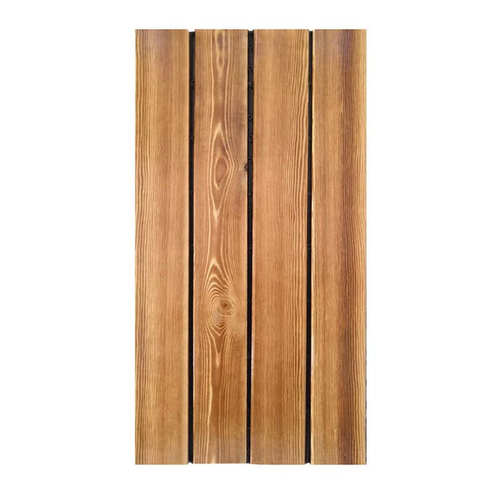 Lisslune | Parquet Pine Floor Tile Waterproof Click Lock Traditional Hardwood Floor for Living Room