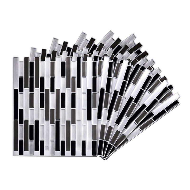Lisslune | Peel and Stick Wall Tile PVC Rectangle Peel and Stick Subway Wall Tile for the Kitchen