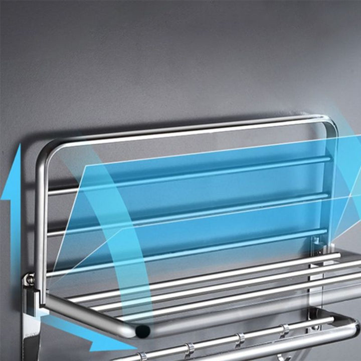 Lisslune | Modern Stainless Steel Bathroom Shelf Bathroom Accessories Hardware Set