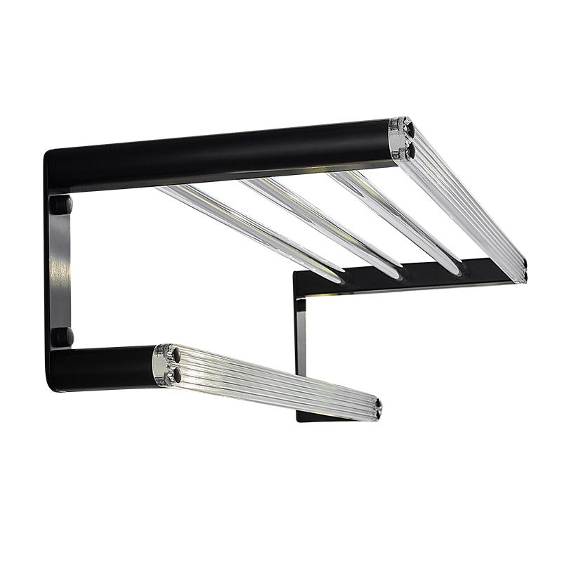 Lisslune | Modern Bathroom Accessory Set Shelf/Towel Holder & Bathrobe Hook included