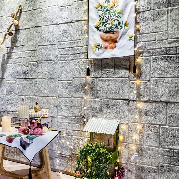Lisslune | Modern Wall Covering 3D Brick Peel and Stick Waterproof Wall Covering