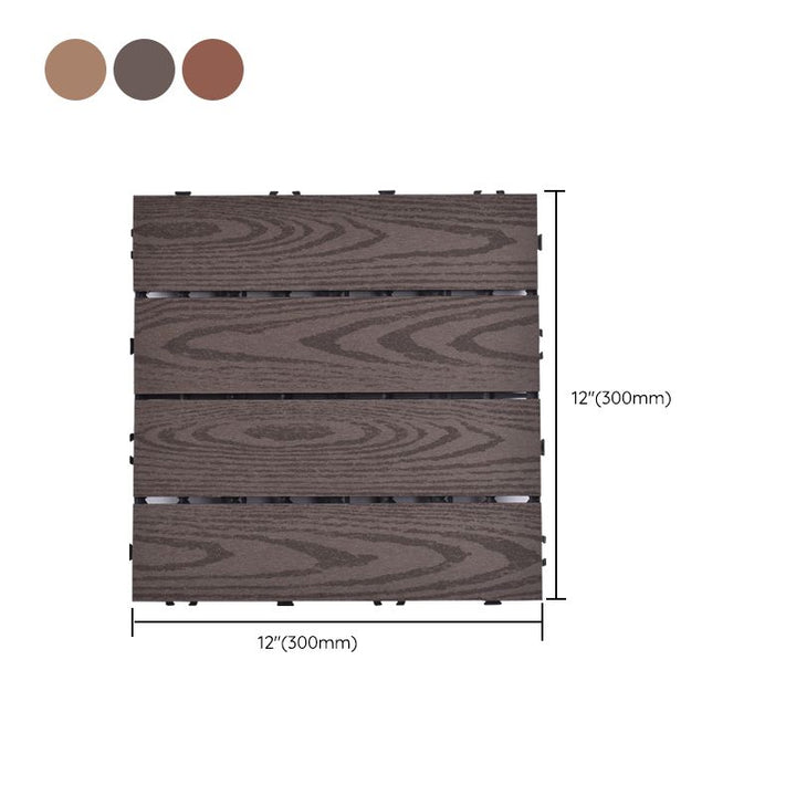 Lisslune | Modern plastic wood laminate deck outdoors, mold-resistant laminate