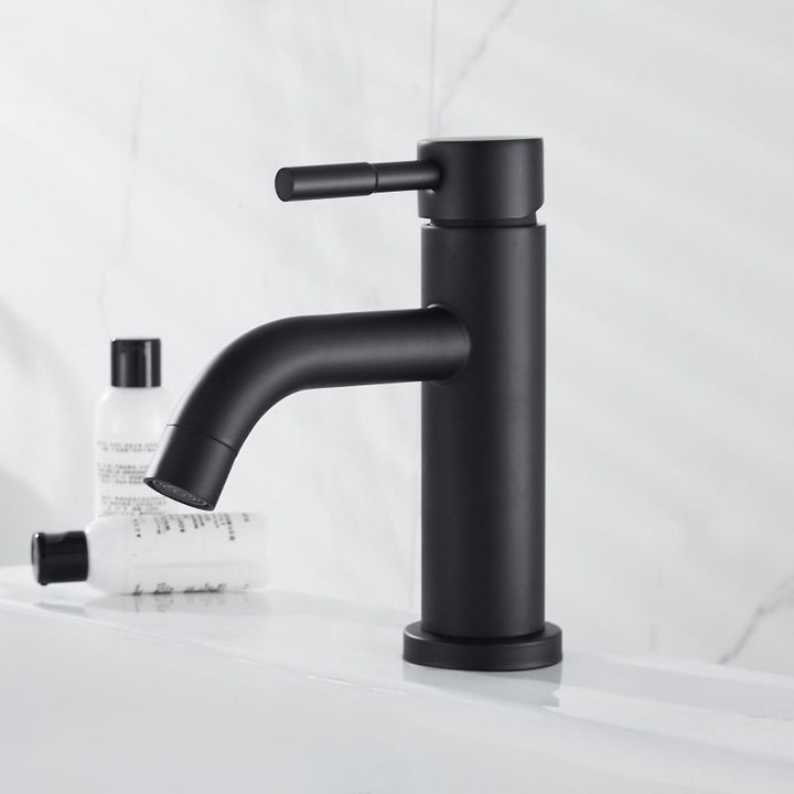 Lisslune | Contemporary Vessel Faucet Single Handle Low Arc Copper Vessel Faucet