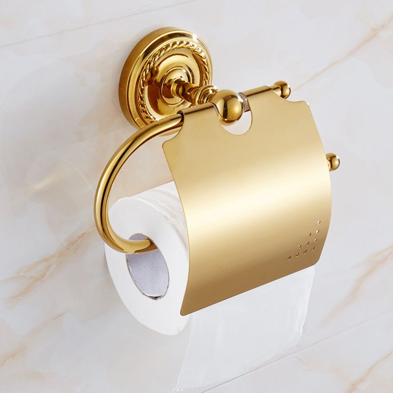 Lisslune | Traditional Golden Bathroom Accessories Set Copper Bathroom Set