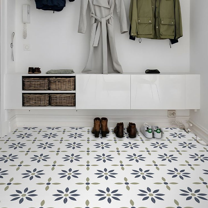 Lisslune | Square Peel & Stick Tile with Pattern Waterproof Tile for Home