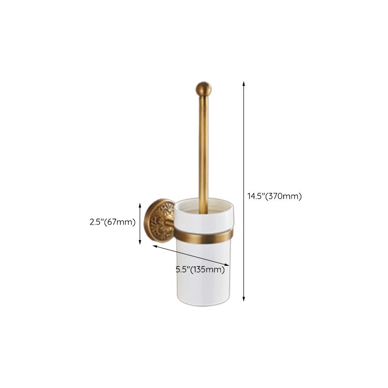 Lisslune | Traditional Bathroom Accessory Set Gold Paper Holder Bathroom Set