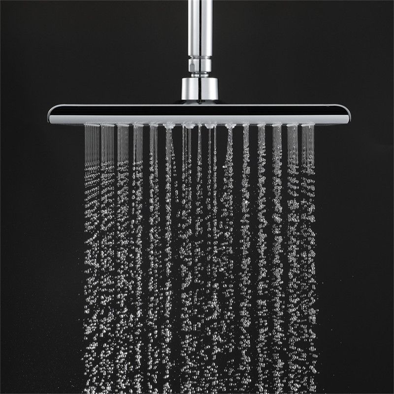 Lisslune | Rectangular Fixed Shower Head Traditional Ceiling Mounted Shower Head