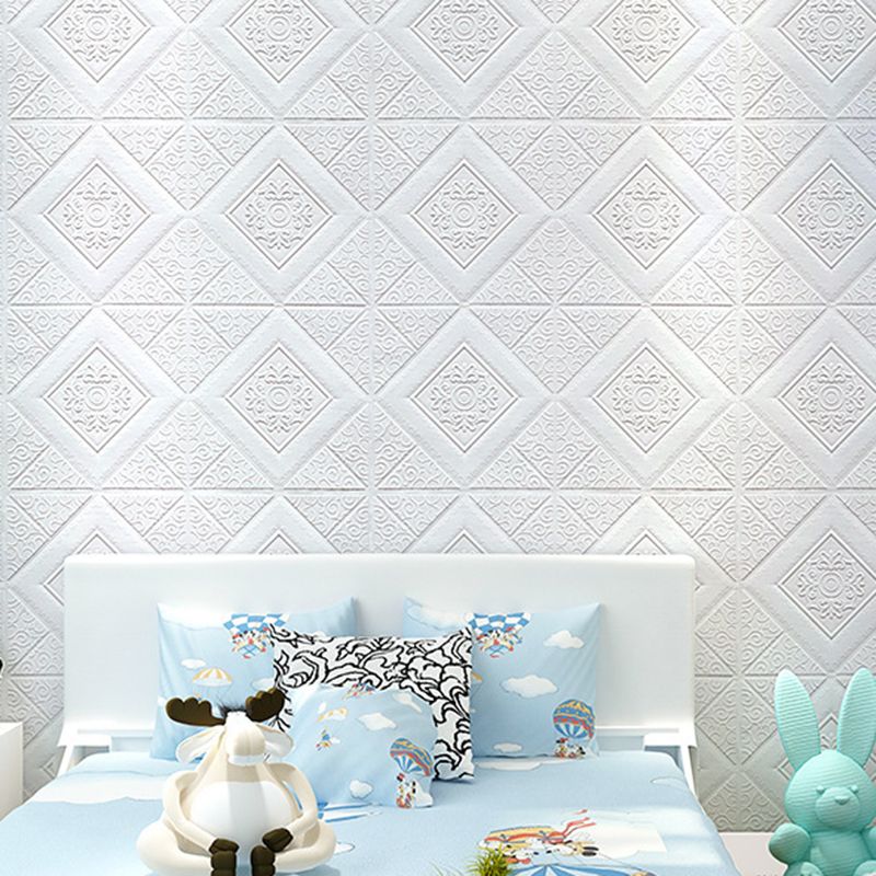 Lisslune | 3D embossed interior wall covering Self-adhesive geometric texture wall covering