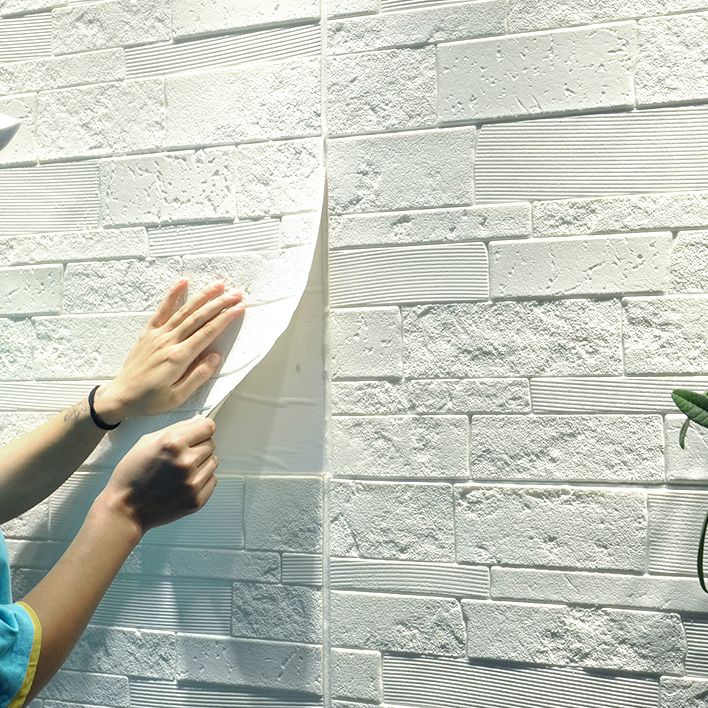 Lisslune | Plastic wall cladding contemporary peel and stick wall cladding