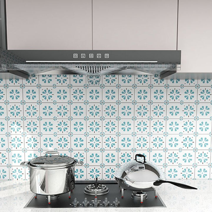 Lisslune | Modern Peel and Stick Wallpaper Smooth Removable and Adhesive Background Tiles for the Kitchen