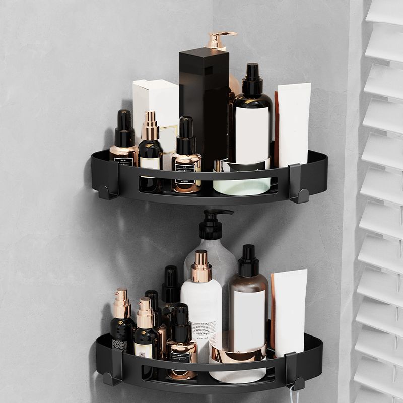 Lisslune | Minimalist black bathroom accessory set paper holder towel bar bath hardware set