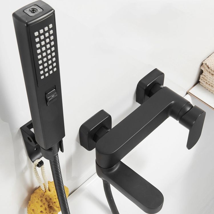 Lisslune | Modern Wall-Mounted Bathtub Faucet Trim Metal Single-Lever Bathtub Faucet Trim